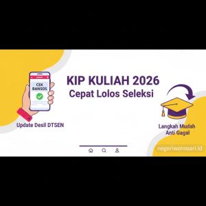 Thumbnail: Cara Memperbarui Desil DTSEN via Aplikasi Cek Bansos Agar Cepat Lolos Seleksi KIP Kuliah 2026