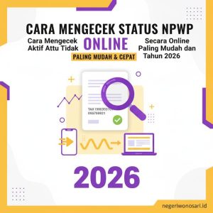 Thumbnail: Cara Mengecek Status NPWP Aktif Atau Tidak Secara Online Paling Mudah dan Cepat Tahun 2026