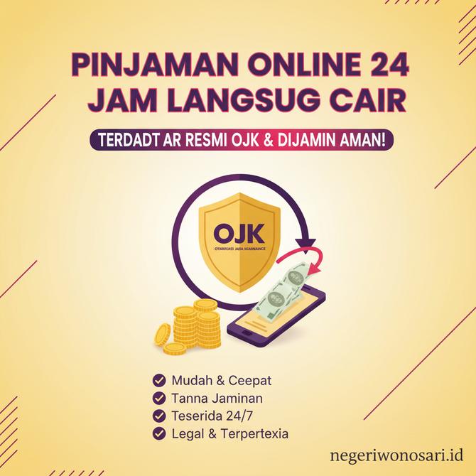 Thumbnail: Daftar Pinjaman Online 24 Jam Langsung Cair 2026 Terdaftar Resmi OJK dan Dijamin Aman!