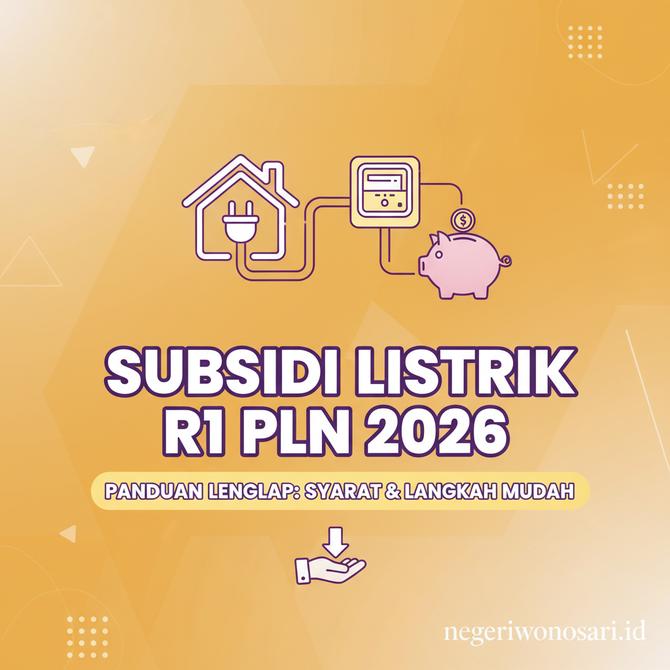 Thumbnail: Panduan Cara Ajukan Subsidi Listrik R1 Dari PLN 2026 Lengkap Beserta Syarat dan Langkah Mudahnya