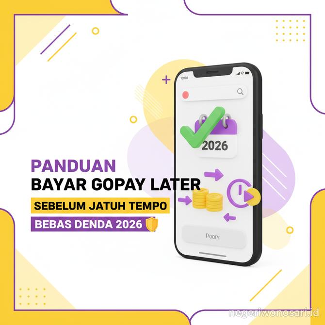 Thumbnail: Panduan Cara Bayar Tagihan GoPay Later Sebelum Jatuh Tempo Paling Cepat dan Bebas Denda 2026
