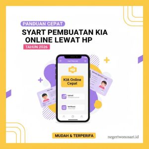 Thumbnail: Panduan Cepat Syarat Pembuatan Kartu Identitas Anak KIA Secara Online Lewat HP Tahun 2026