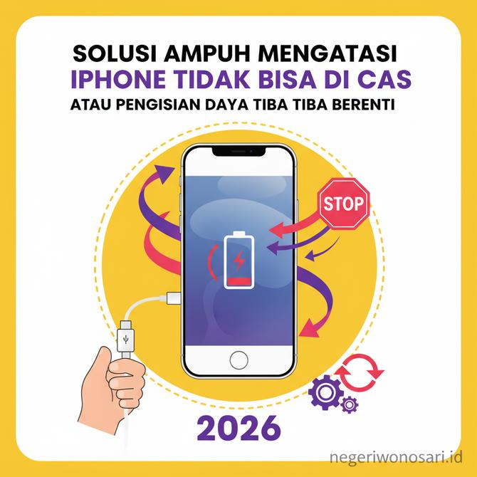 Thumbnail: Solusi Ampuh Mengatasi iPhone Tidak Bisa Di Cas Atau Pengisian Daya Tiba Tiba Berhenti 2026