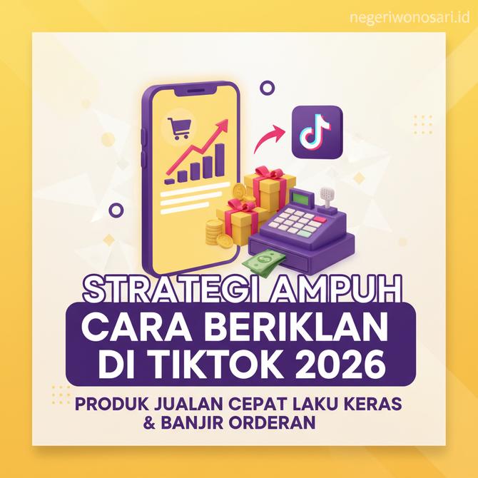 Thumbnail: Strategi Ampuh Cara Beriklan di TikTok 2026 Agar Produk Jualan Cepat Laku Keras dan Banjir Orderan