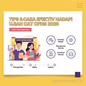 Thumbnail: Tips dan Cara Paling Efektif Hadapi Ujian CAT CPNS 2026 Agar Lolos Tanpa Mengalami Burnout