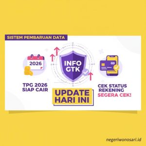 Thumbnail: Update Info GTK Hari Ini Sistem Pembaruan Data TPG 2026 Siap Cair Segera Cek Status Rekening Anda!
